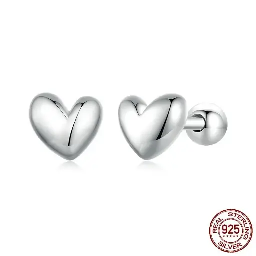 Heart Stud Earrings